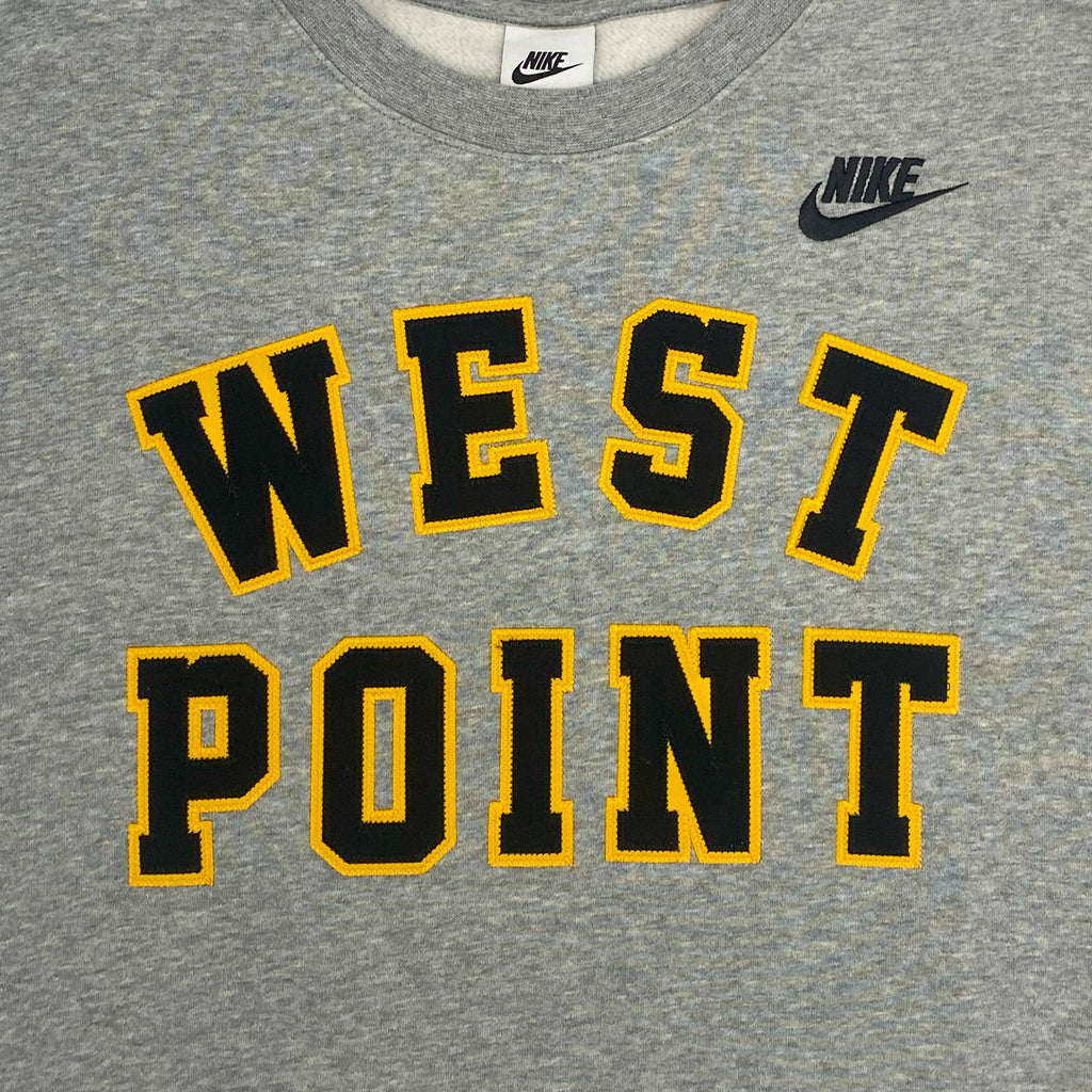 West Point Nike USMA Men's Club Fleece Crewneck (Grey)