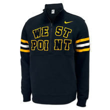 Load image into Gallery viewer, West Point Nike USMA Men&#39;s Club Fleece Half Zip (Black)