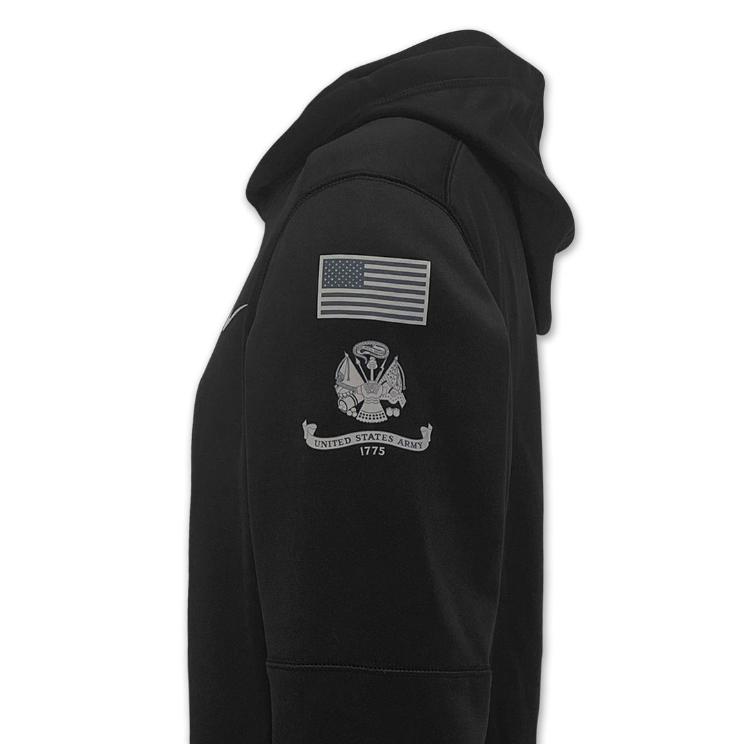 Army Nike 2025 Rivalry Script Therma Hoodie (Black)
