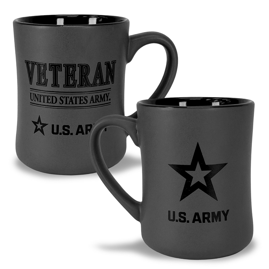 Army Veteran 16oz MK Matte Mug (Grey)
