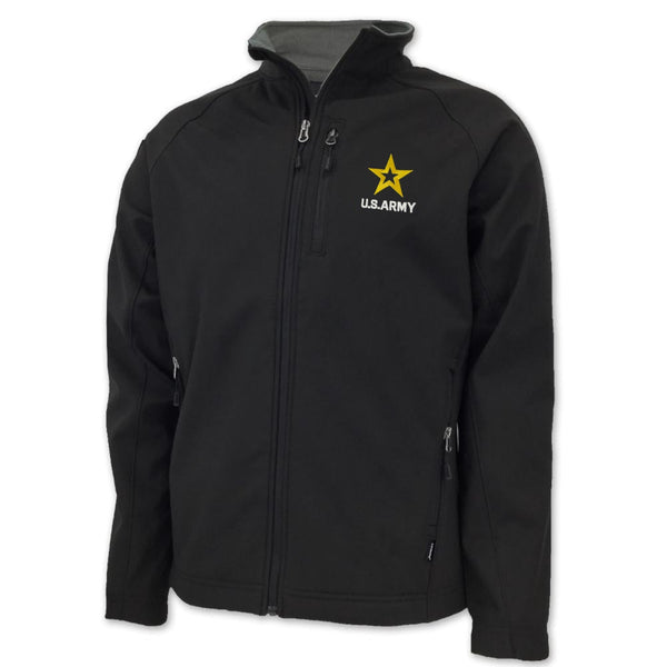 Army Soft Shell Jacket (Black) – Army Gear