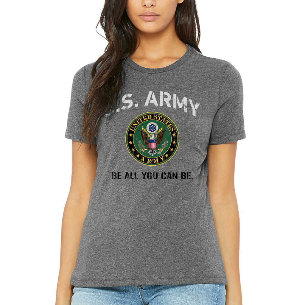 Army Ladies Vintage T-Shirt (Deep Heather)