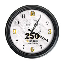 Load image into Gallery viewer, United States Army - 250 Years Indoor/Outdoor LED Wall Clock*