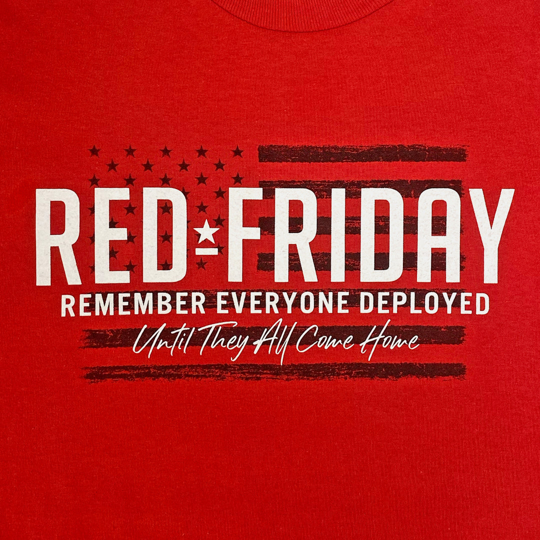 Red Friday Remember Everyone Deployed LS T (Red)