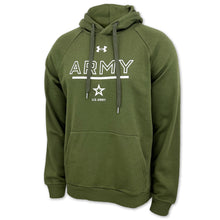 Load image into Gallery viewer, U.S. Army Star Under Armour All Day Fleece Hood (OD Green)