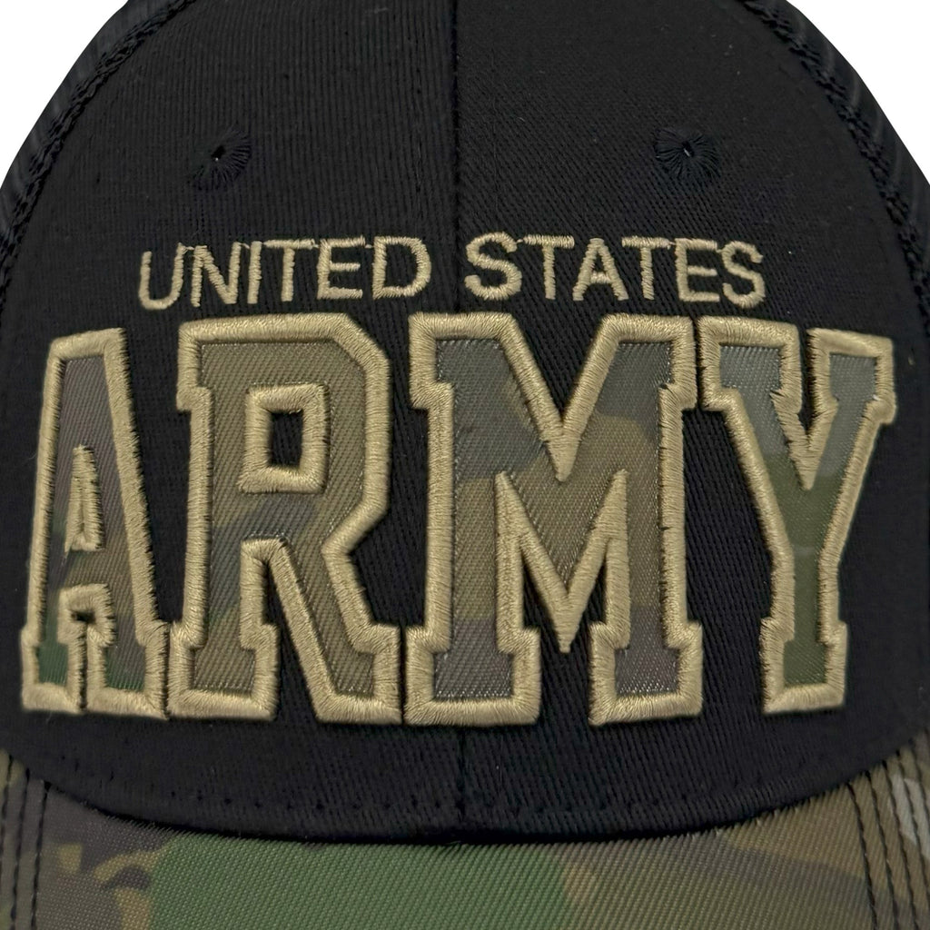 Army Shadow 250th Anniversary Hat (Black/Camo)