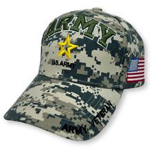 Load image into Gallery viewer, Army Star Veteran Digital Camo Hat (Camo)