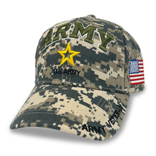 Load image into Gallery viewer, Army Star Veteran Digital Camo Hat (Camo)