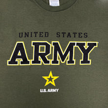 Load image into Gallery viewer, United States Army Block Star Long Sleeve T-Shirt (OD Green)