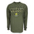 United States Army Block Star Long Sleeve T-Shirt (OD Green)