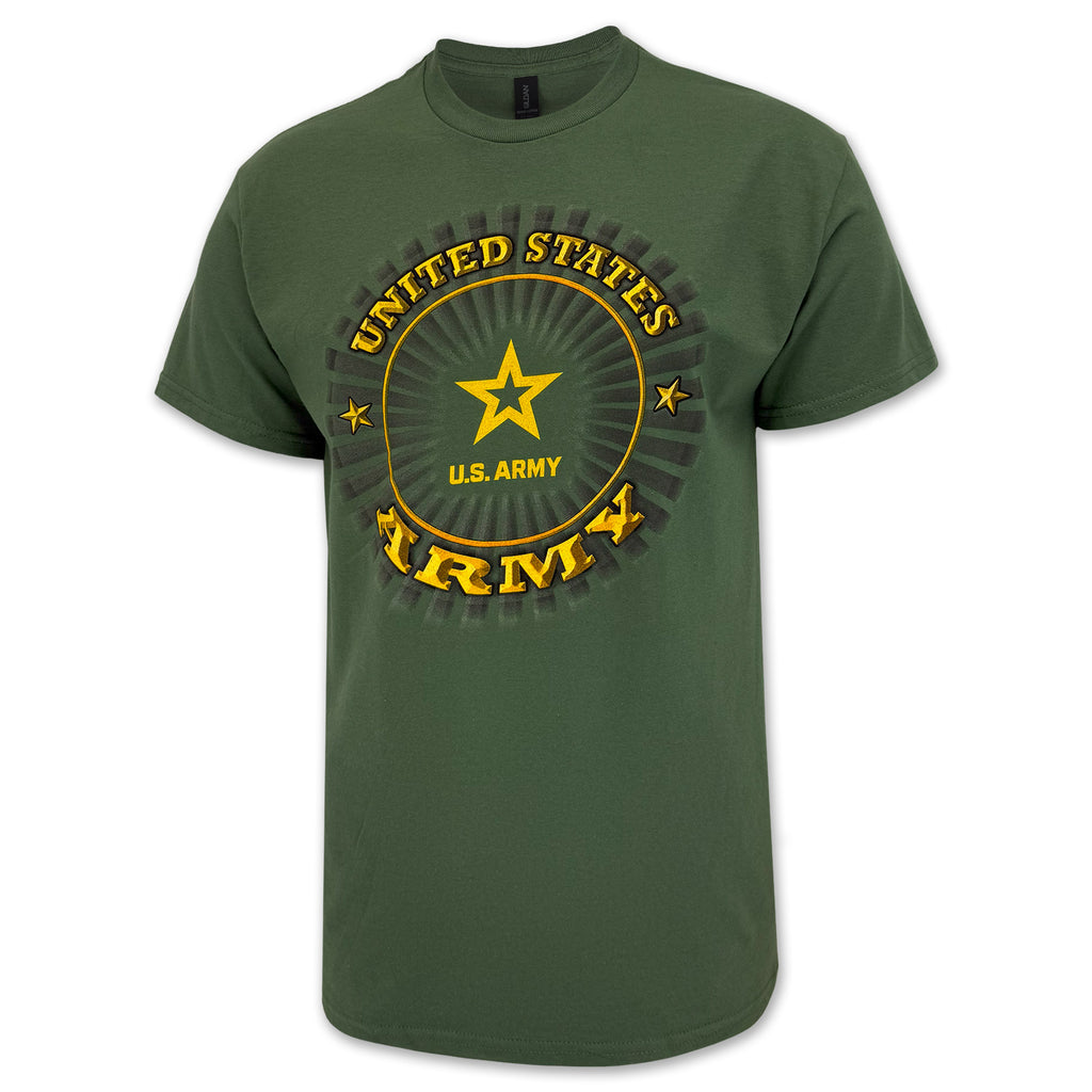United States Army Sunburst T-Shirt (OD Green)