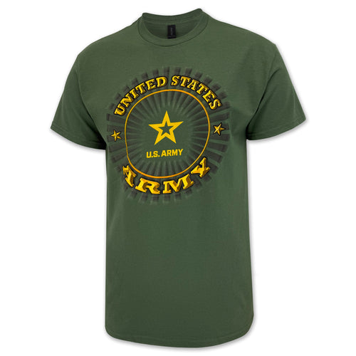 United States Army Sunburst T-Shirt (OD Green)