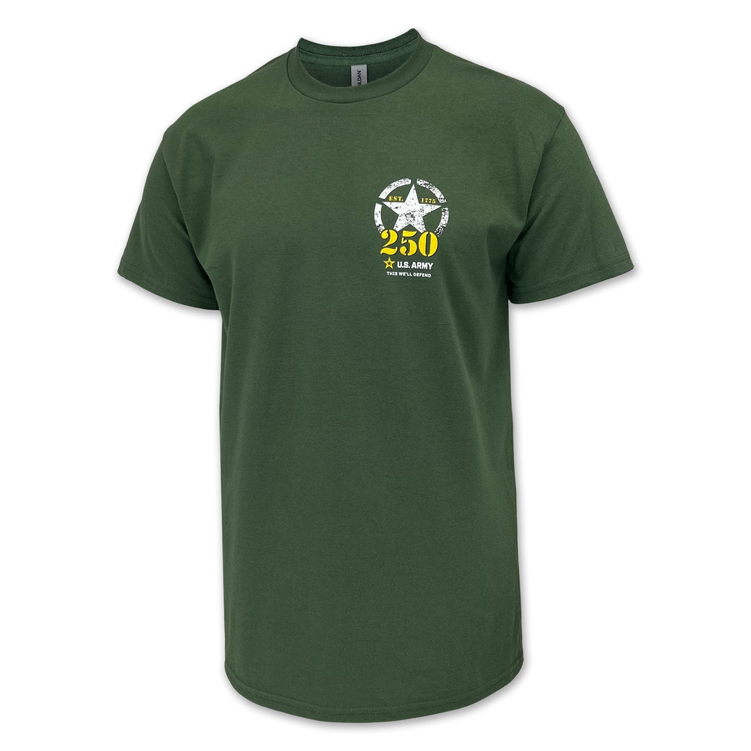 Army 250th Anniversary T-Shirt (OD Green)