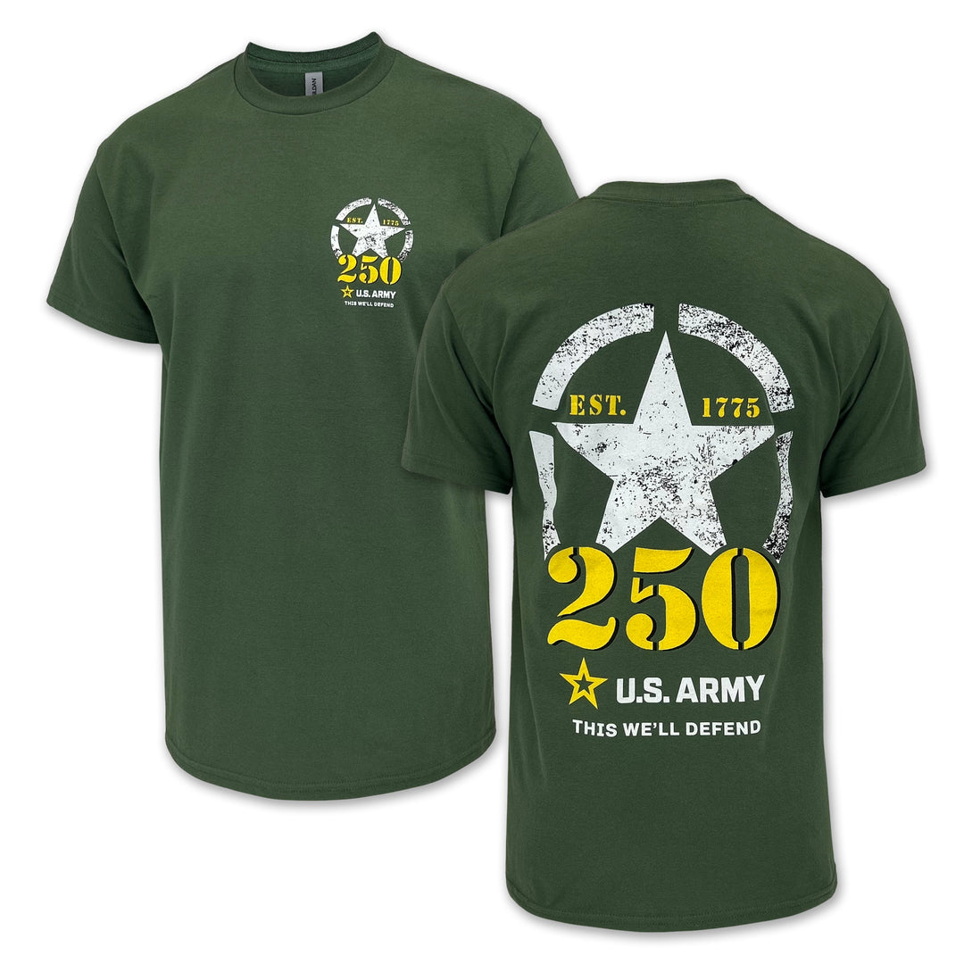 Army 250th Anniversary T-Shirt (OD Green)