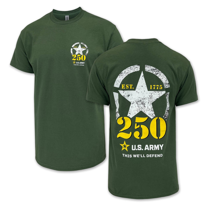 Army 250th Anniversary T-Shirt (OD Green)