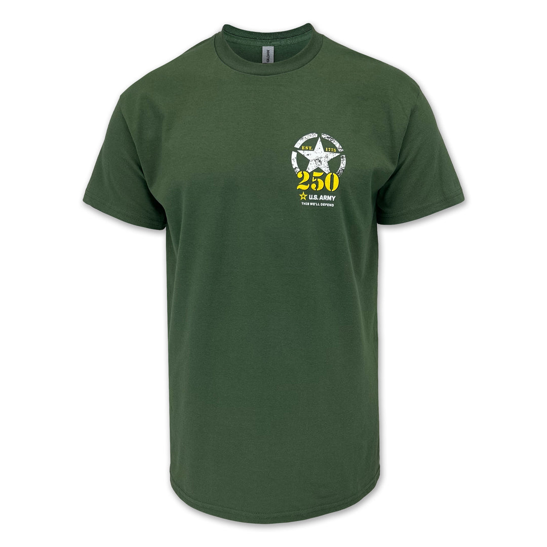 Army 250th Anniversary T-Shirt (OD Green)