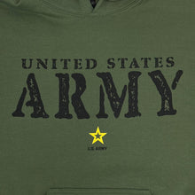 Load image into Gallery viewer, United States Army Stamp Logo Hood (OD Green)