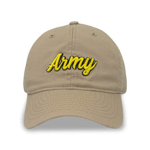 Load image into Gallery viewer, Army Ladies Script Hat (Khaki)