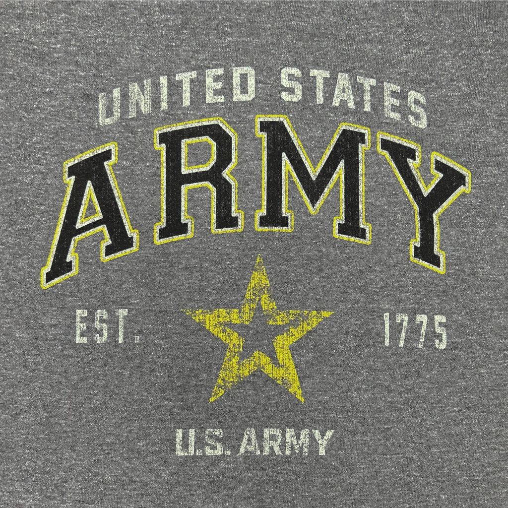 Army Star Est. 1775 Long Sleeve T-Shirt (Grey)