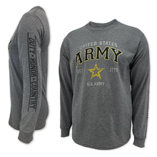 Load image into Gallery viewer, Army Star Est. 1775 Long Sleeve T-Shirt (Grey)