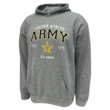 Load image into Gallery viewer, Army Star Est. 1775 Hood (Grey)