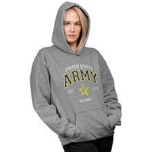 Load image into Gallery viewer, Army Star Est. 1775 Hood (Grey)