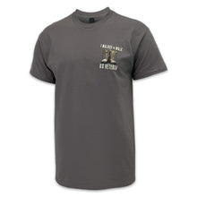 Load image into Gallery viewer, I Walked the Walk U.S. Veteran T-Shirt (Charcoal)
