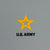 United States Army Star Under Armour Tech T-Shirt (Grey)