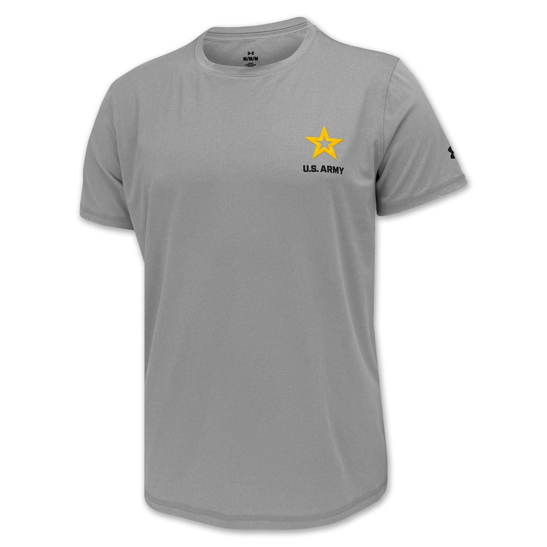 United States Army Star Under Armour Tech T-Shirt (Grey)