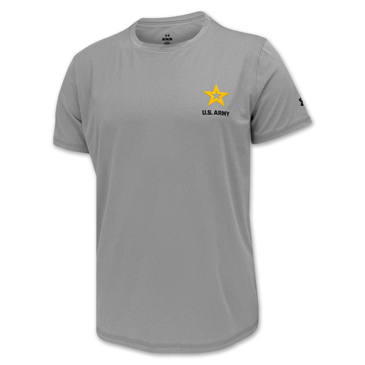 United States Army Star Under Armour Tech T-Shirt (Grey)