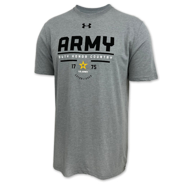 ammo Tシャツ Army Under Armour Duty Honor Country T-Shirt (Steel Heather)