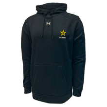 Load image into Gallery viewer, Army Under Armour Left Chest Star Armour Fleece Hood (Black)