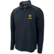 Load image into Gallery viewer, Army Star Under Armour All Day Lightweight 1/4 Zip (Black)