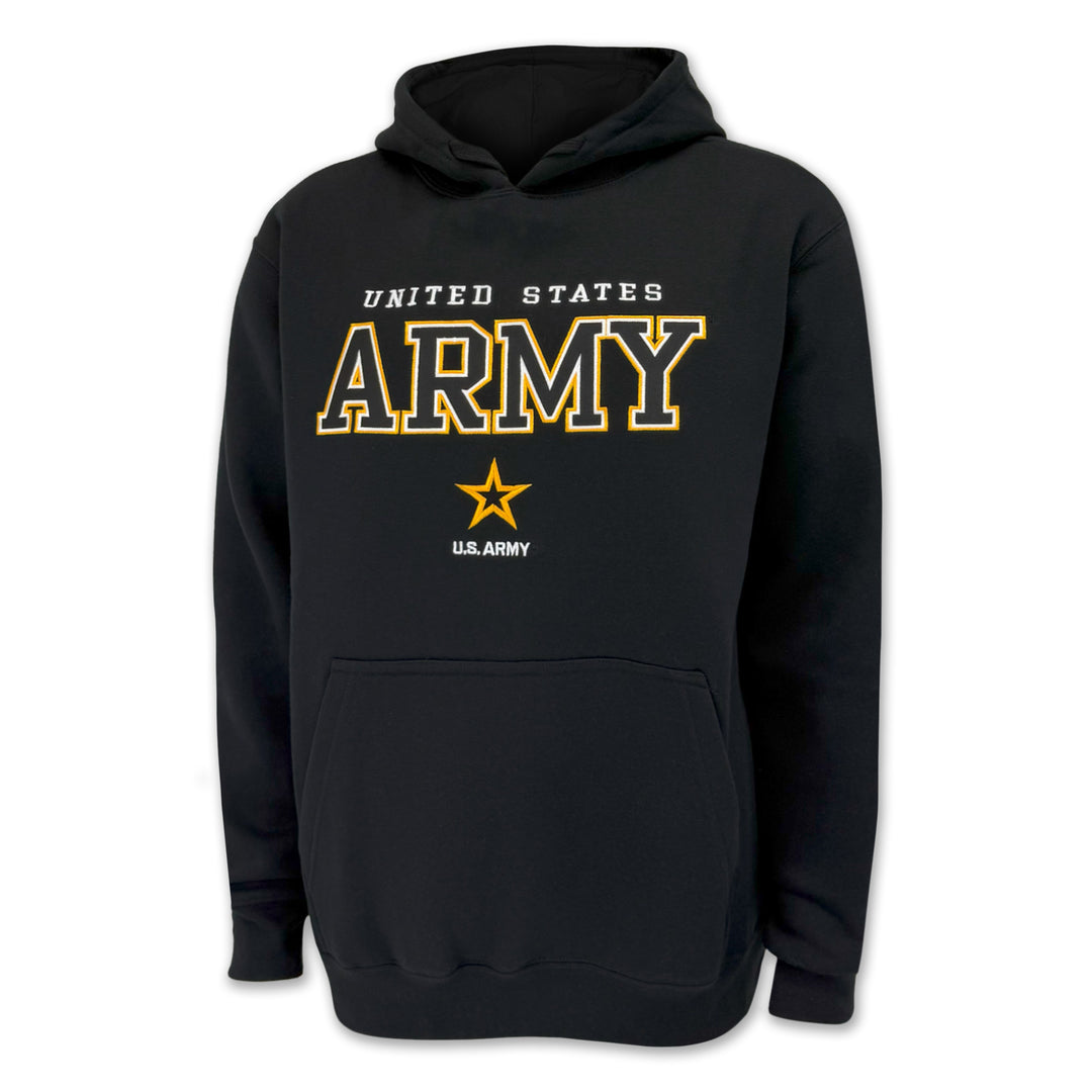 United States Army Tackle Twill Embroidered Hood (Black)