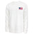 USA Flag Left Chest Long Sleeve T-Shirt