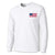 USA Flag Left Chest Long Sleeve T-Shirt