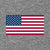 USA Flag Performance Left Chest T-Shirt (Grey)