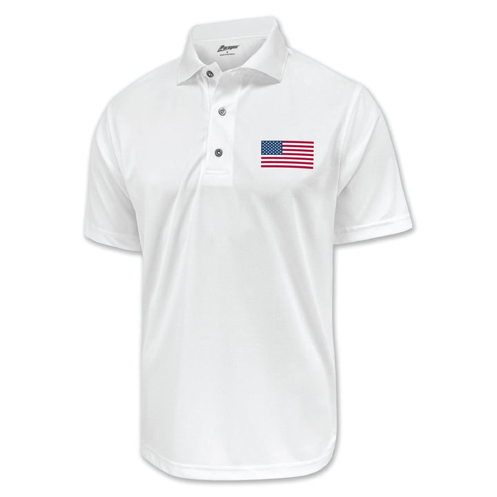 USA Flag Performance Polo
