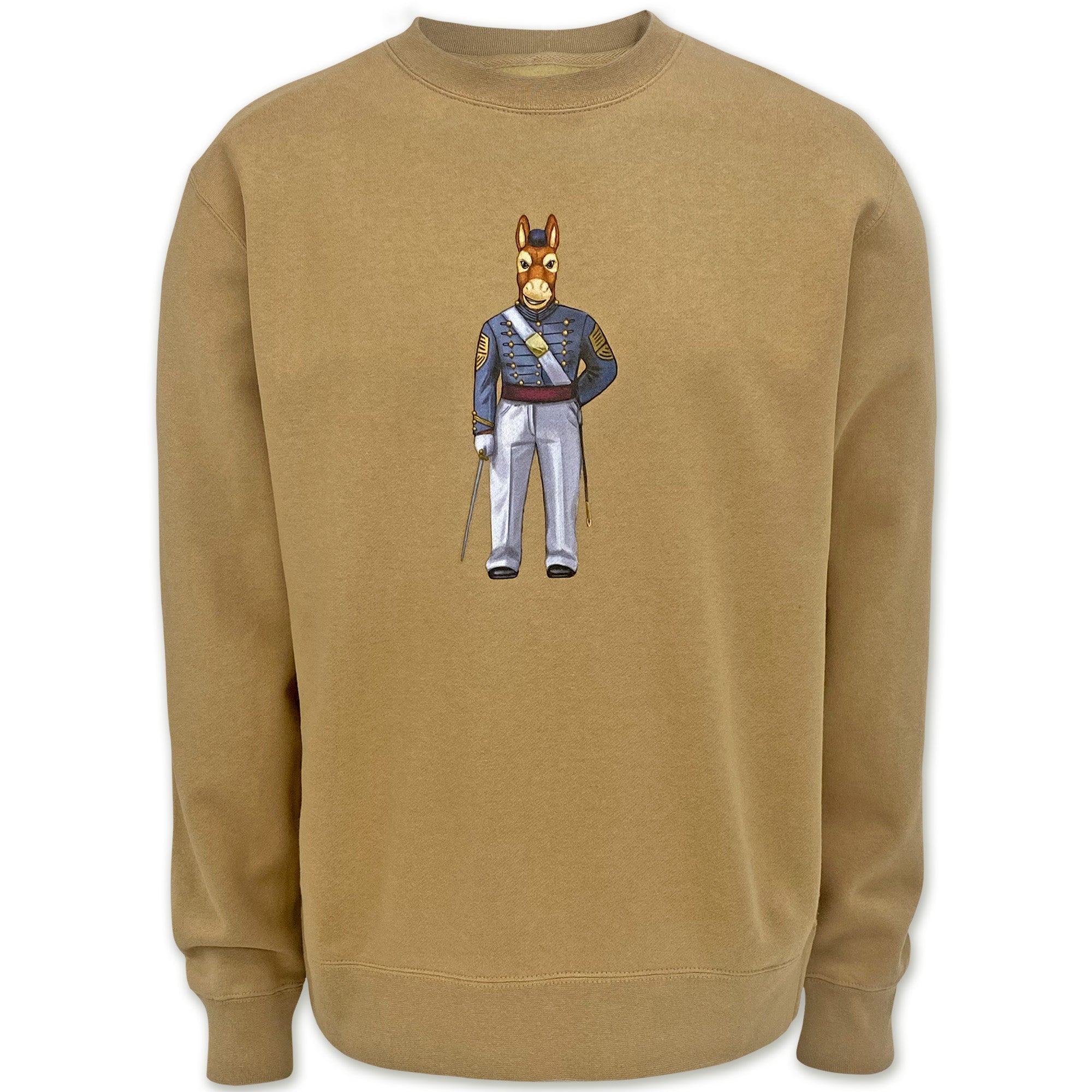 USMA Crew Dog Original Crewneck (Khaki)