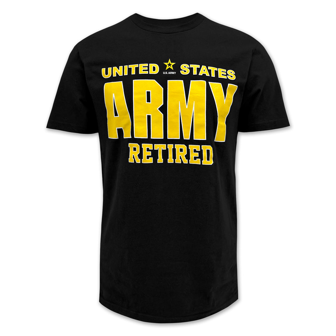 United States Army Retired T-Shirt (Black)
