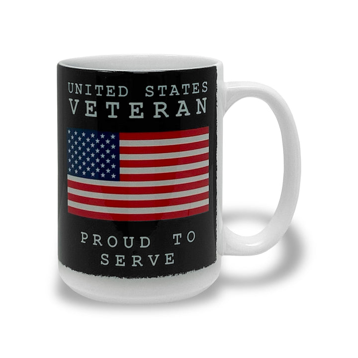 United States Veteran Proud to Serve Mug