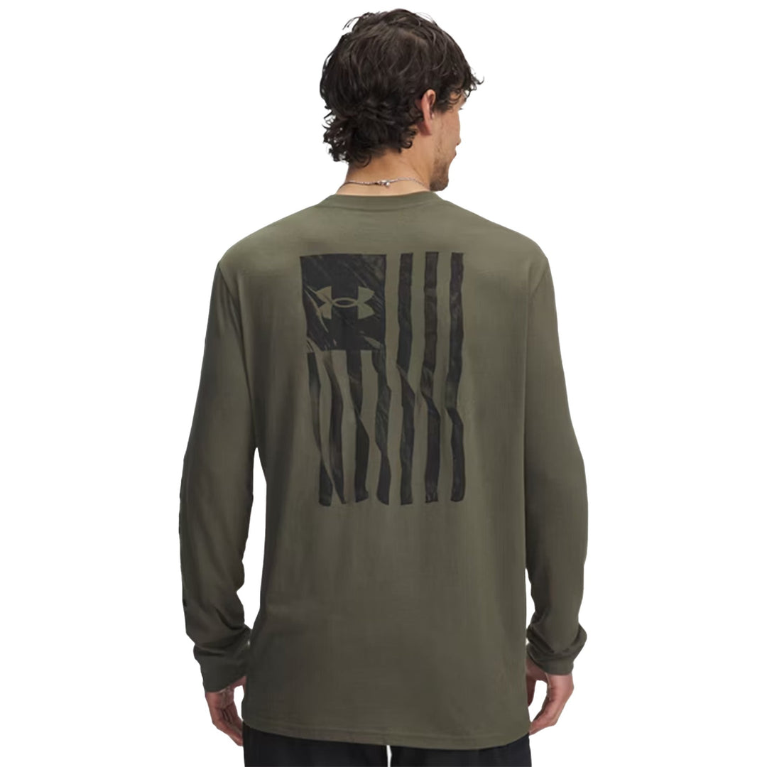 Under Armour Freedom Flag Long Sleeve T-Shirt (OD Green)