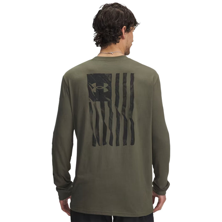 Under Armour Freedom Flag Long Sleeve T-Shirt (OD Green)