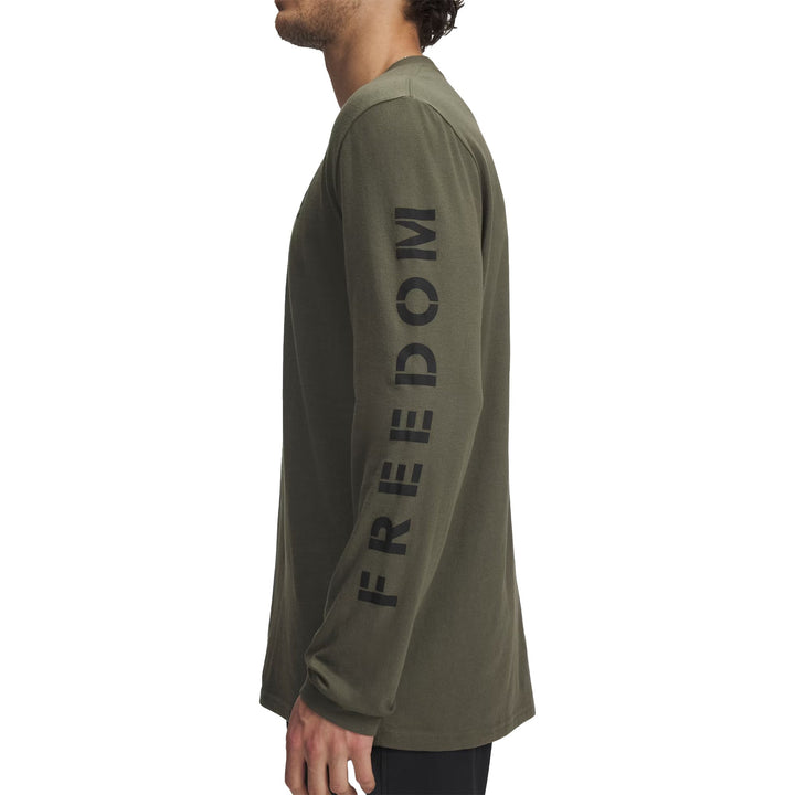 Under Armour Freedom Flag Long Sleeve T-Shirt (OD Green)