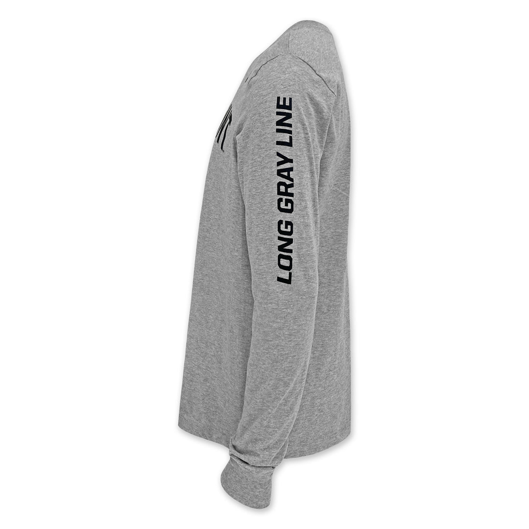 West Point Nike Long Gray Line Long Sleeve T-Shirt (Grey)