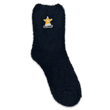 Load image into Gallery viewer, Army Star Ladies Cozy Socks (Black)