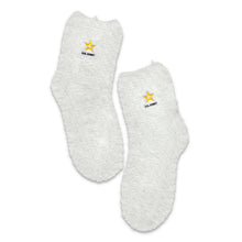 Load image into Gallery viewer, Army Star Ladies Cozy Socks (White)