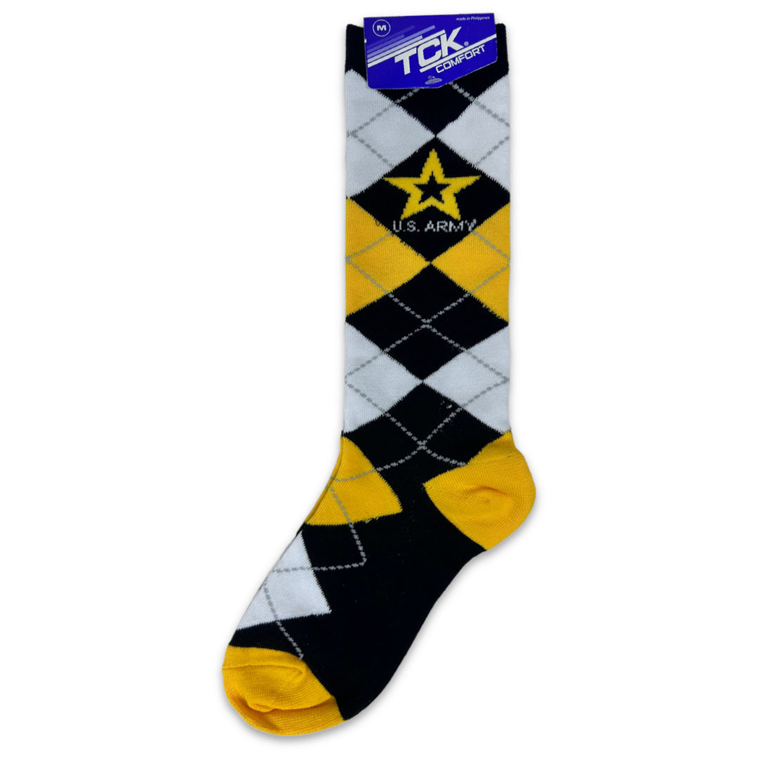 Army Star Dress Argyle Socks