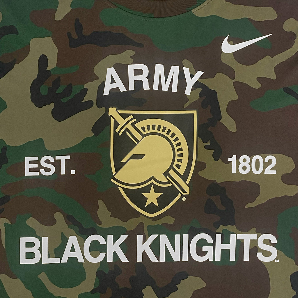 Army Nike Black Knights Military Long Sleeve Legend T-Shirt (Camo)