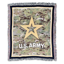 Load image into Gallery viewer, Army Knit Blanket (Black)